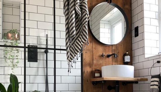 deco salle de bain industrielle