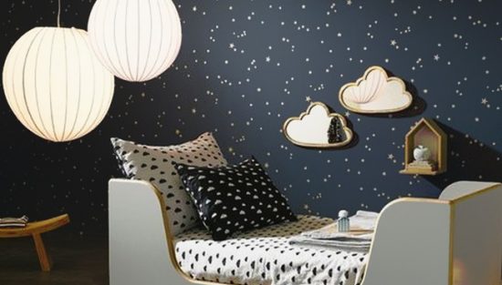 deco chambre bébé garçon nuage
