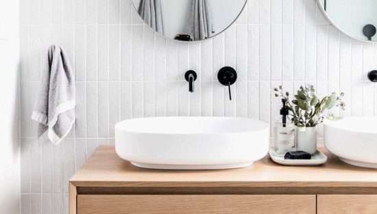 deco salle de bain minimaliste blanc