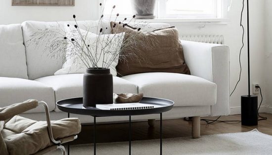 deco salon scandinave beige