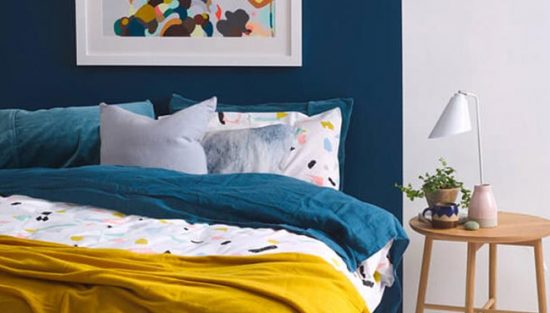 deco chambre bleu canard