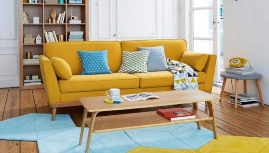 deco scandinave jaune