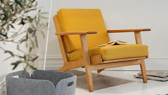 deco scandinave jaune moutarde
