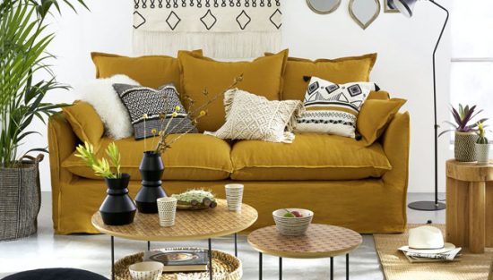 deco boheme jaune