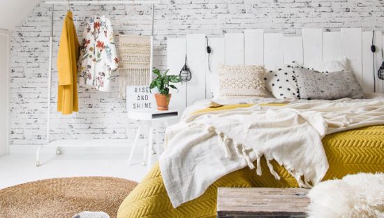 deco cosy jaune moutarde