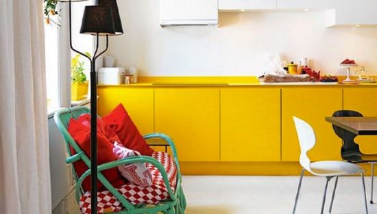 deco cuisine jaune