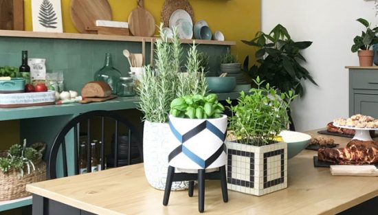 deco jaune moutarde vert