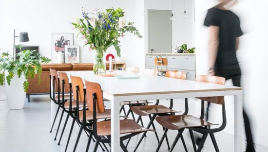 deco salle a manger industrielle