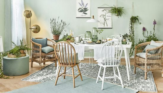 deco salle a manger nature