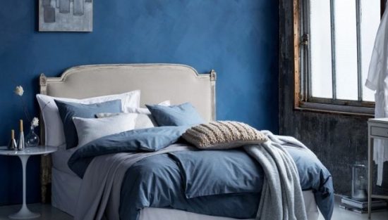 deco chambre beige bleu