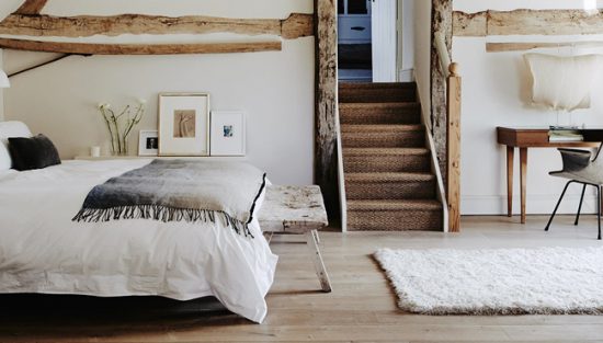 deco chambre campagne moderne