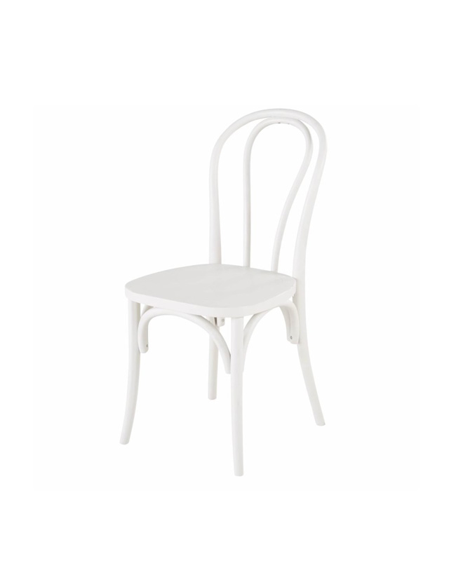 chaise bistrot blanc