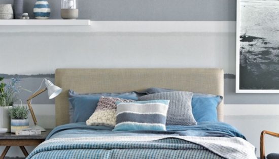 deco chambre bord de mer bleu