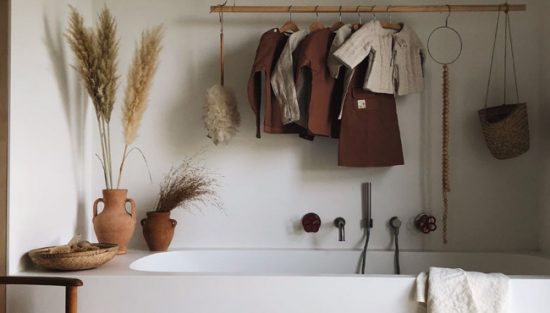 deco salle de bain boheme chic