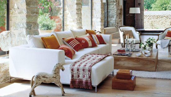 deco salon campagne moderne