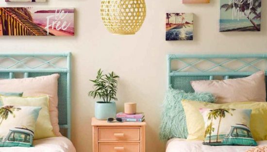 deco chambre ado bleu