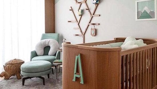 deco chambre bebe vert pastel