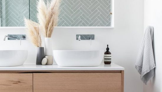 deco salle de bain nature bois