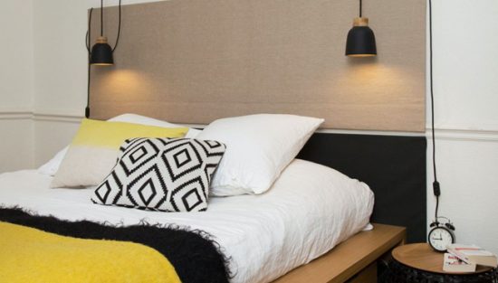 deco chambre beige jaune