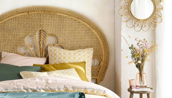 deco chambre cannage