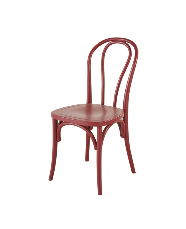chaise bistrot rouge