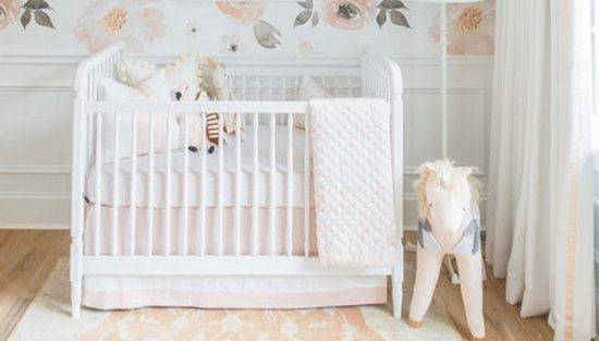 deco chambre bebe blanc rose