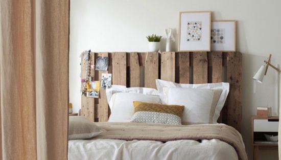 deco chambre blanc bois