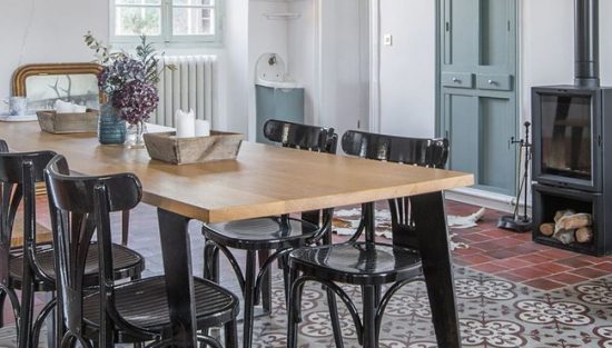 deco salle a manger campagne moderne