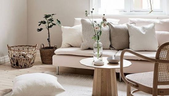 deco salon scandinave nature