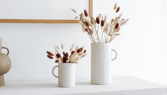 tuto deco vase texture terre cuite bicarbonate diy