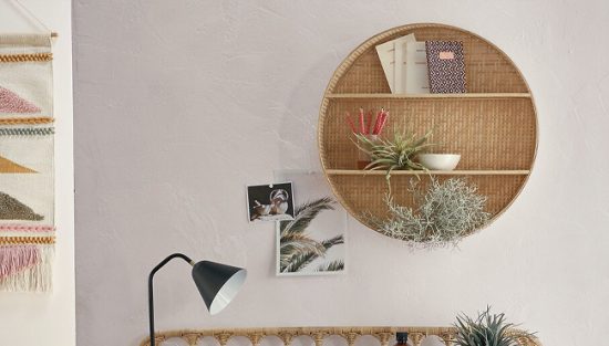 bibliotheque etagere murale ronde