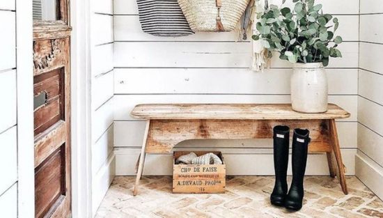 deco entree campagne chic