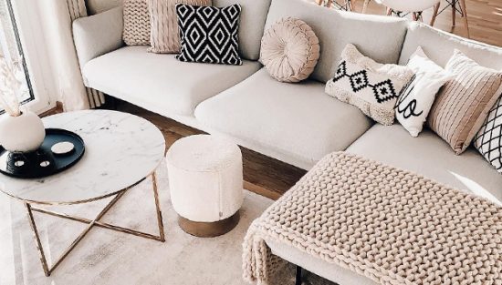 deco salon moderne cosy