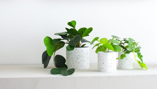 motif terrazzo a imprimer pot vase diy