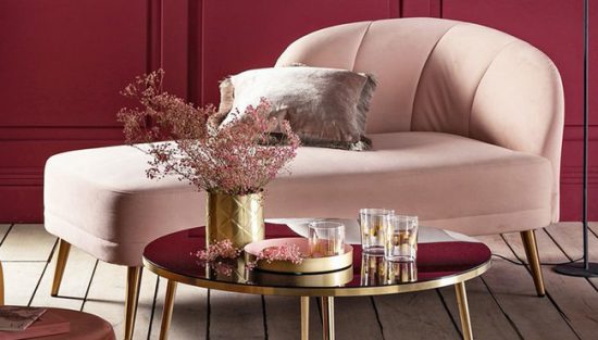 table basse doree