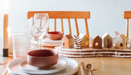 tuto diy centre table ville noel papier a imprimer