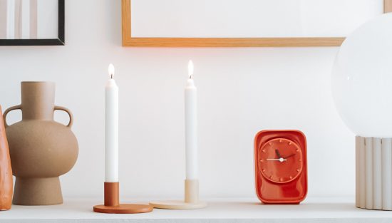 bougeoir moderne rond tuto diy