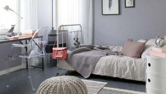 deco chambre ado gris