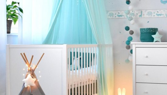 deco chambre bebe gris bleu