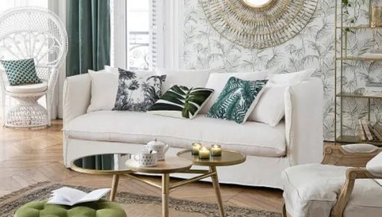 deco salon chic blanc