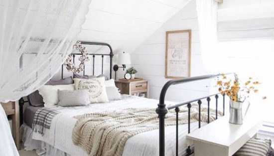 deco chambre campagne chic