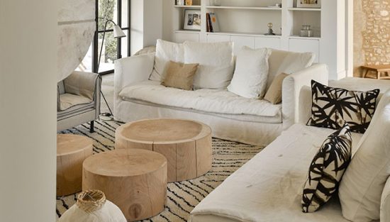 deco salon campagne chic