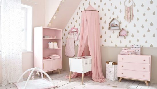 deco chambre bebe rose