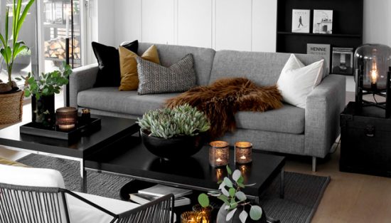 deco moderne noir blanc