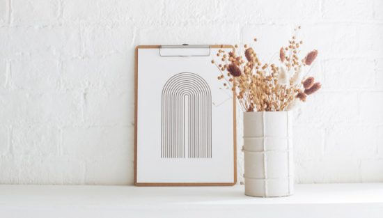 affiche arc en ciel minimaliste a imprimer