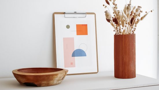 affiche moderne geometrique a imprimer gratuit