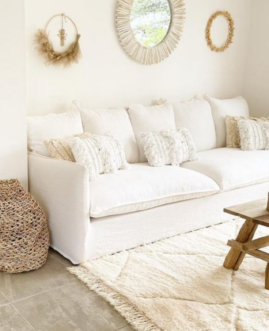 Une déco en beige et blanc dans le salon | My Blog Deco