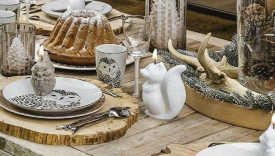 deco table noel nature