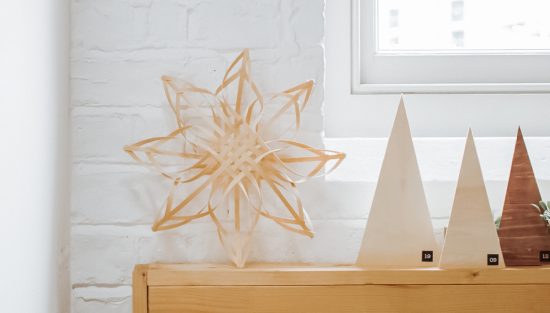 étoile noel bois tresse tuto deco diy