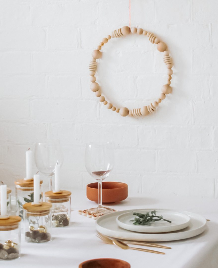 Tuto Déco : La couronne de Noël en perles de bois | My Blog Deco